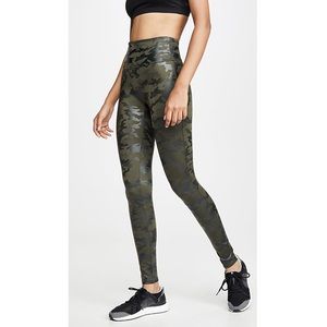 LIKE NEW Revolve x SPANX Camo Faux Leather Legg…